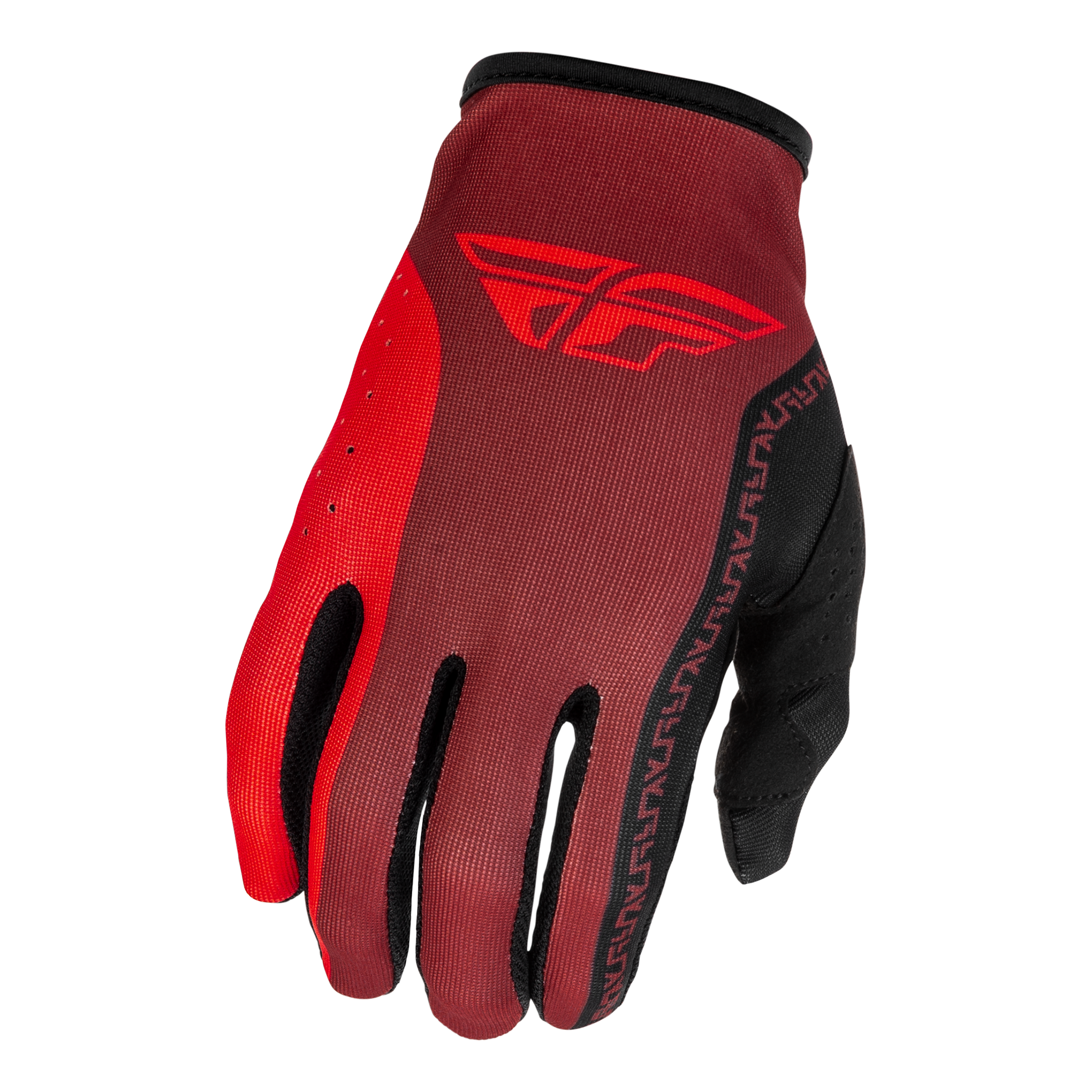 Fly Racing Lite 2026 MX Gloves Black / Red - FREE UK Shipping, FREE 365 Day Returns | Moto Central