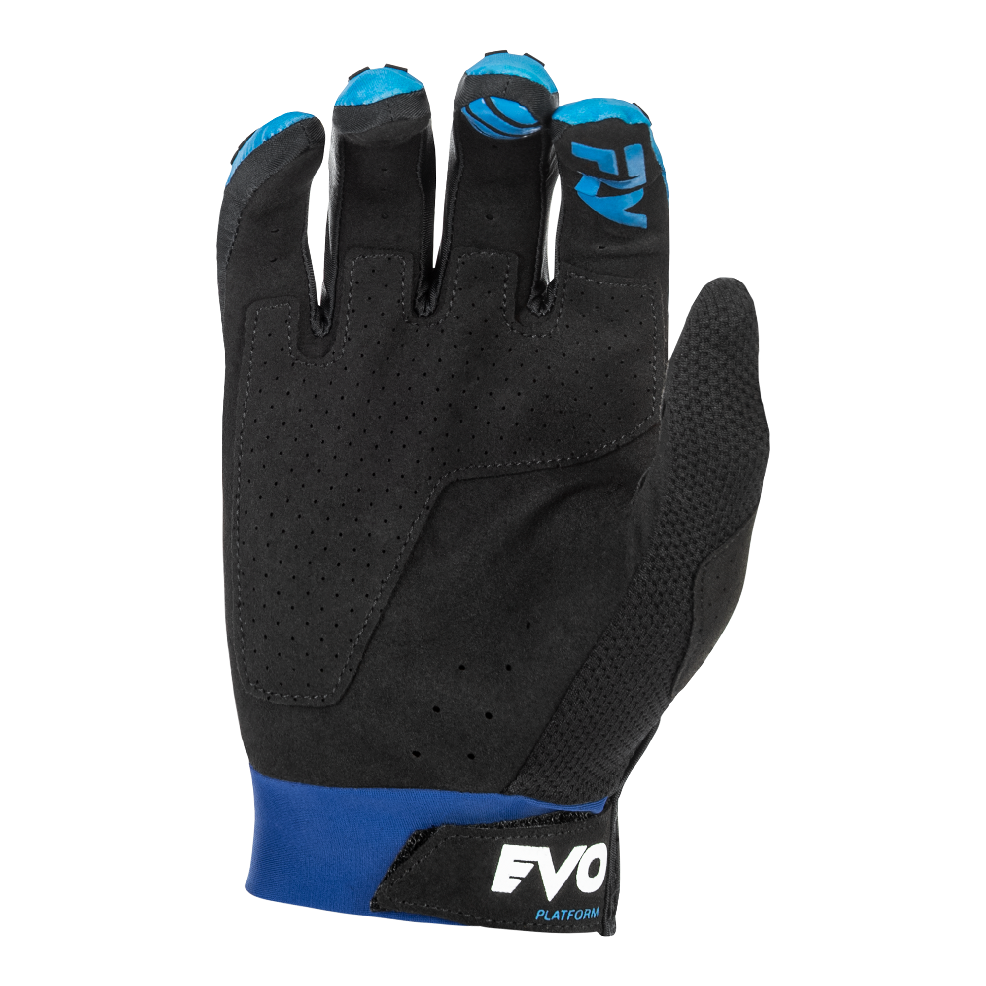 Fly Racing Evo DST MX Gloves Blue / White - FREE UK Shipping, FREE 365 Day Returns | Moto Central