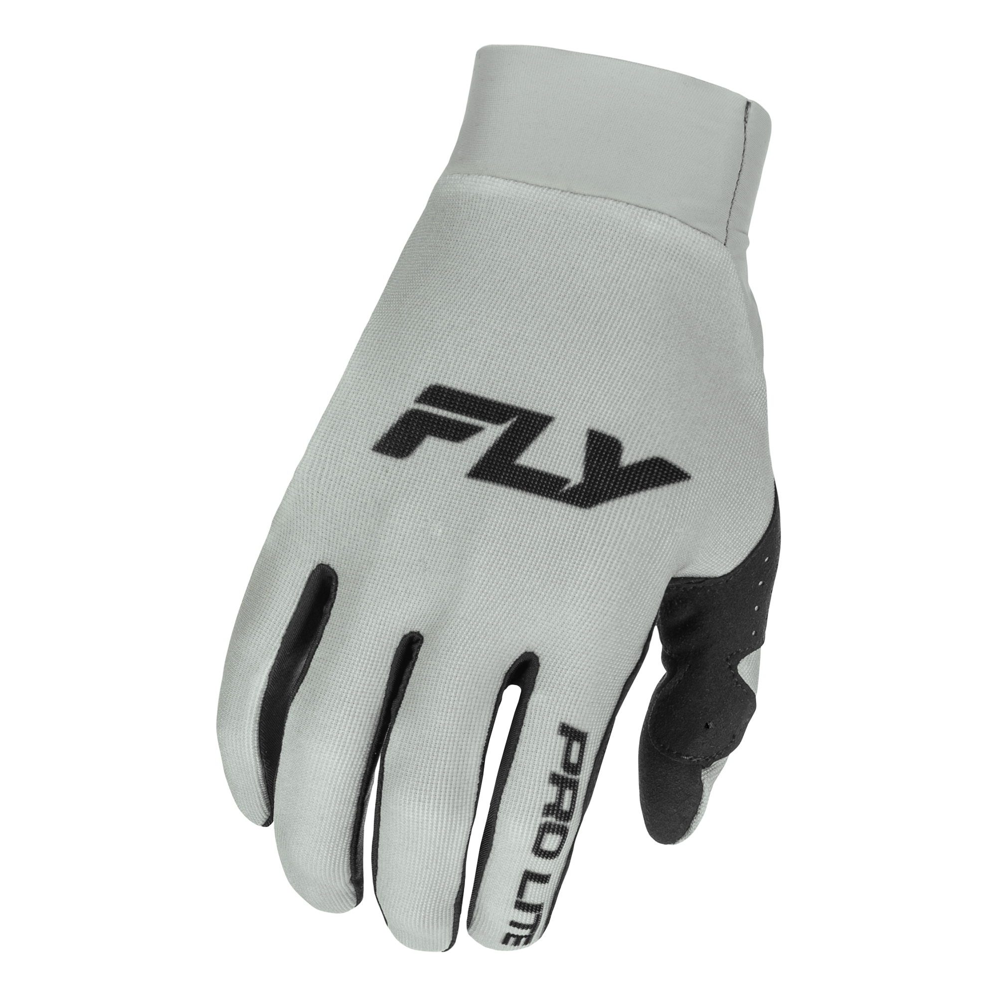 Fly Racing Pro Lite MX Gloves Grey / Black - FREE UK Shipping, FREE 365 Day Returns | Moto Central