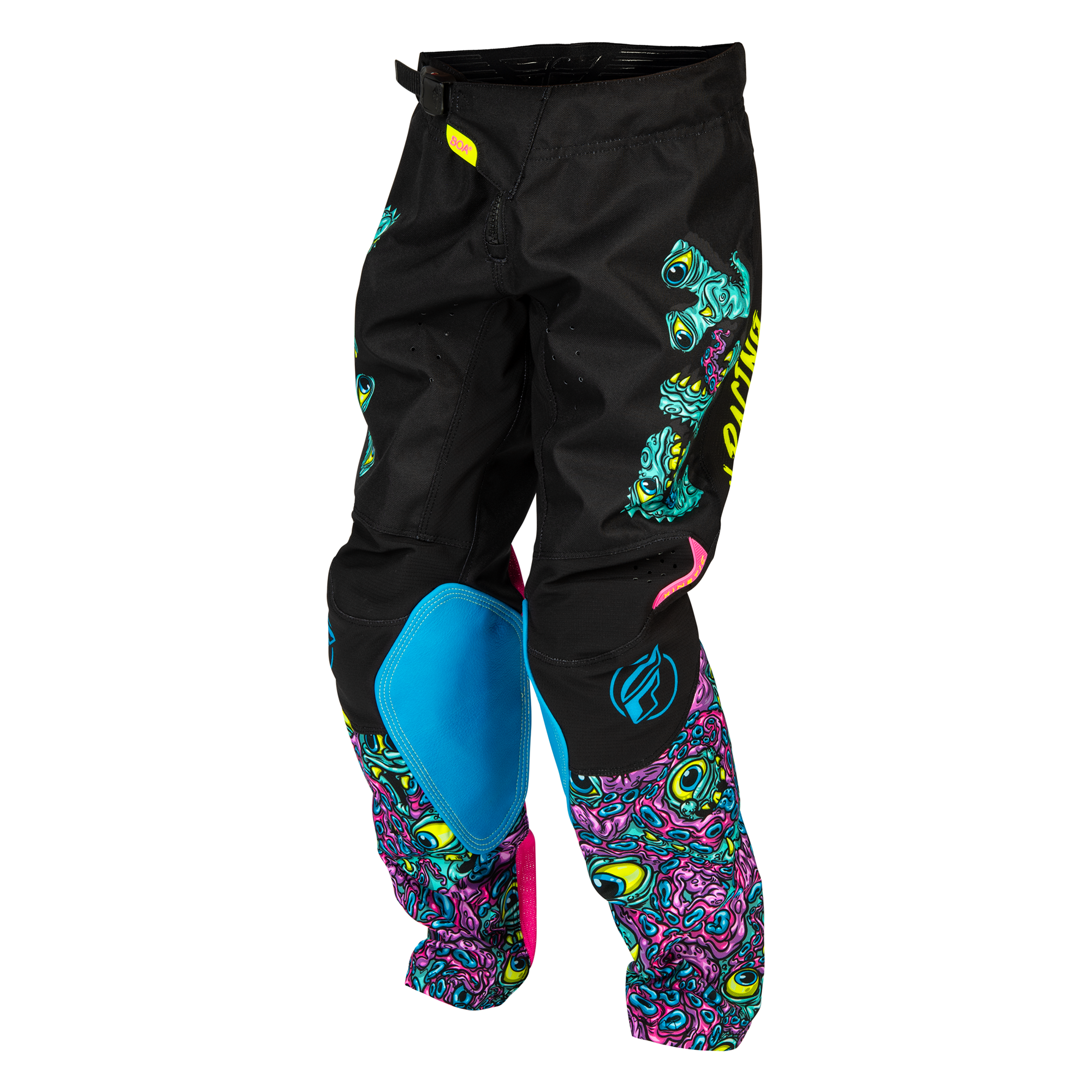 Fly Racing Kinetic Youth Mutant MX Trouser Black / Multi - FREE UK Shipping, FREE 365 Day Returns | Moto Central