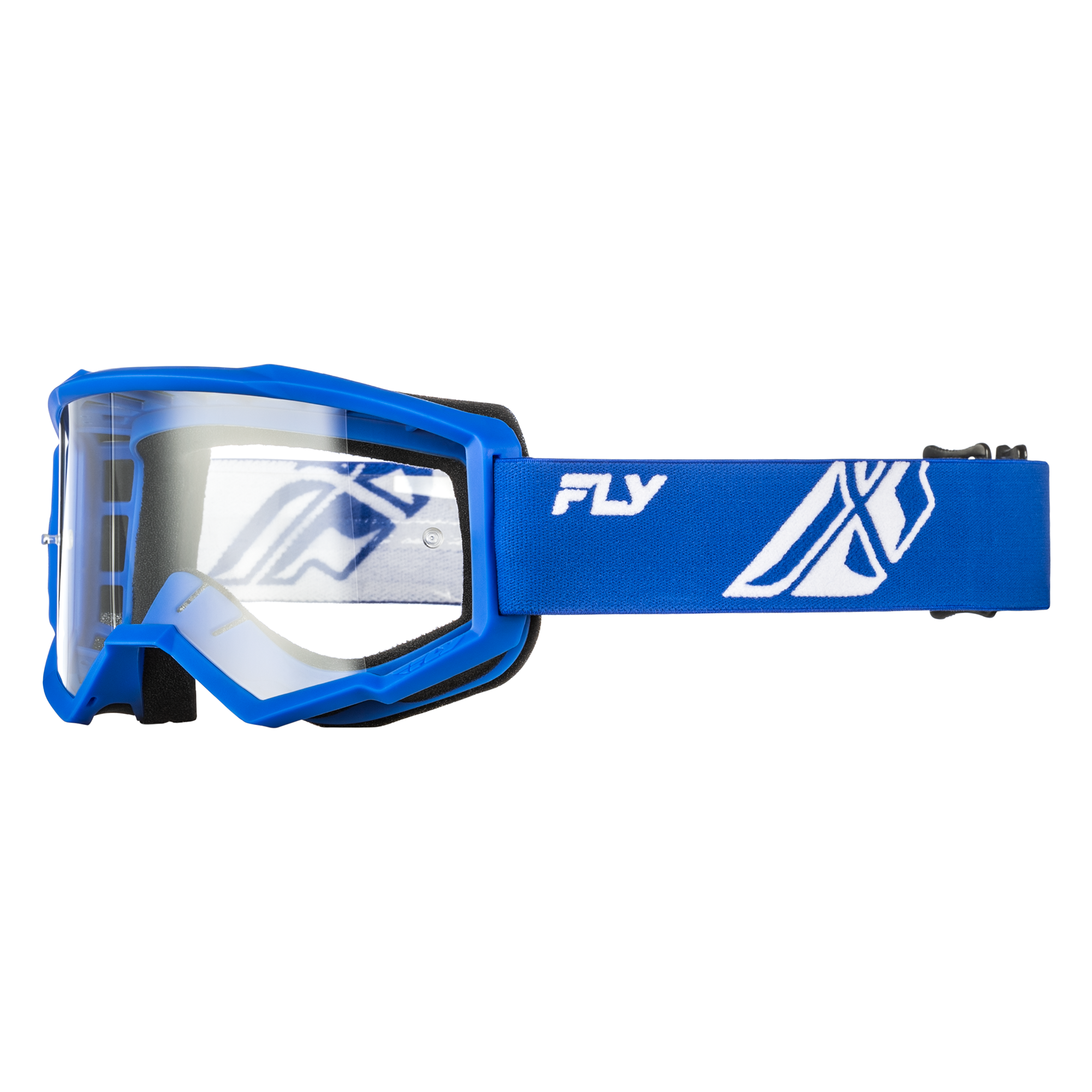 Fly Racing Focus Goggle Blue / Black With Clear Lens - FREE UK Shipping, FREE 365 Day Returns | Moto Central