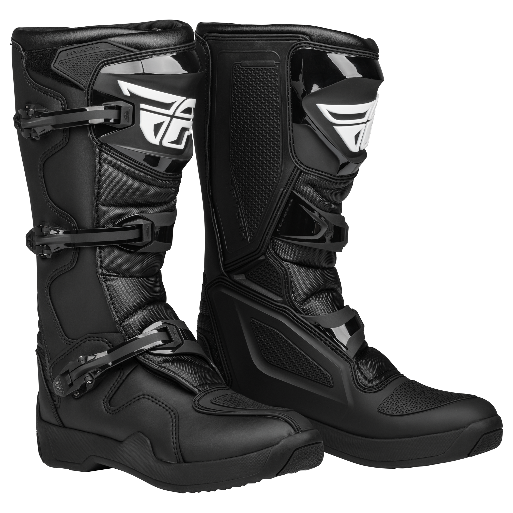 Fly Racing Maverik LT MX Boots Black - FREE UK Shipping, FREE 365 Day Returns | Moto Central