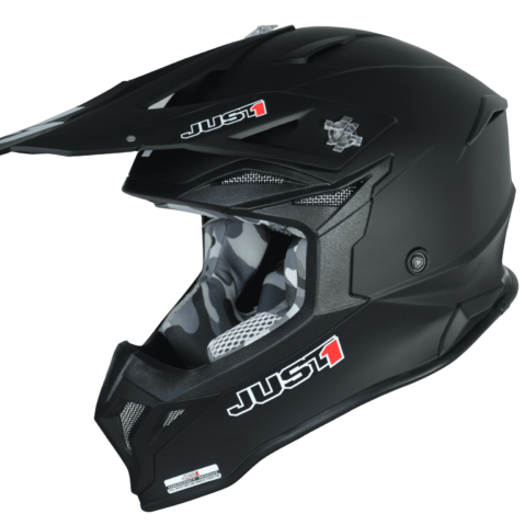 Just1 J39 Solid Matt Black - FREE UK Shipping, FREE 365 Day Returns | Moto Central