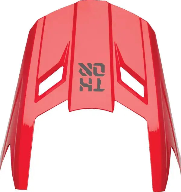 Thor Fleet Forge Helmet Peak Kit Red - FREE UK Shipping, FREE 365 Day Returns | Moto Central