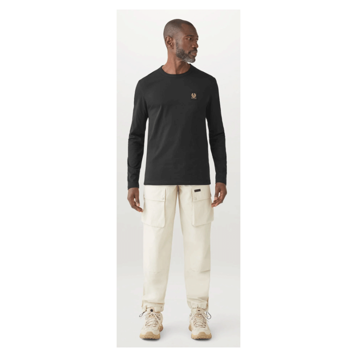 Belstaff Long Sleeved T-Shirt Black FREE UK Delivery, FREE 365 Day Returns | Moto Central