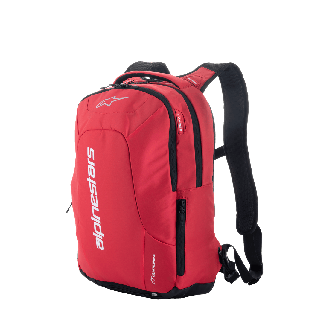 Alpinestars City Hunter V2 Backpack Red / Black, front three-quarter view