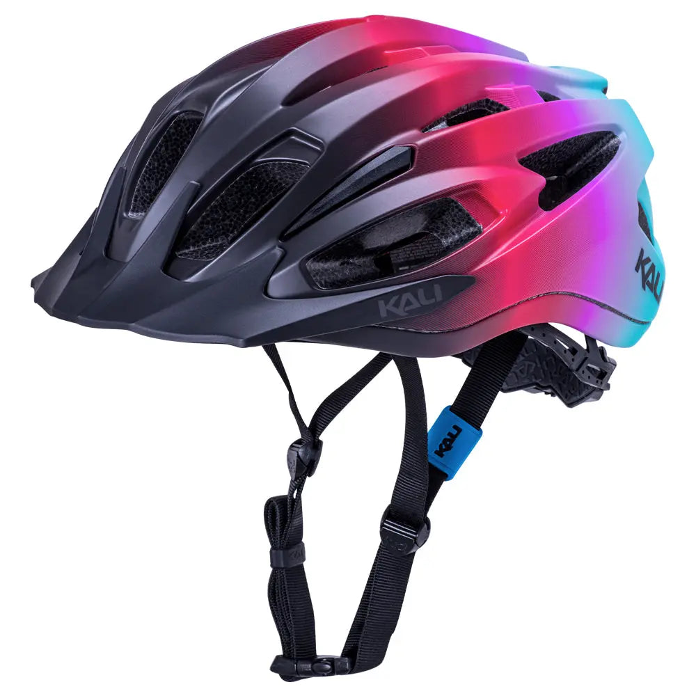 Kali Alchemy Fade Helmet Matt Black / Red / Blue - FREE UK Shipping, FREE 365 Day Returns | Moto Central