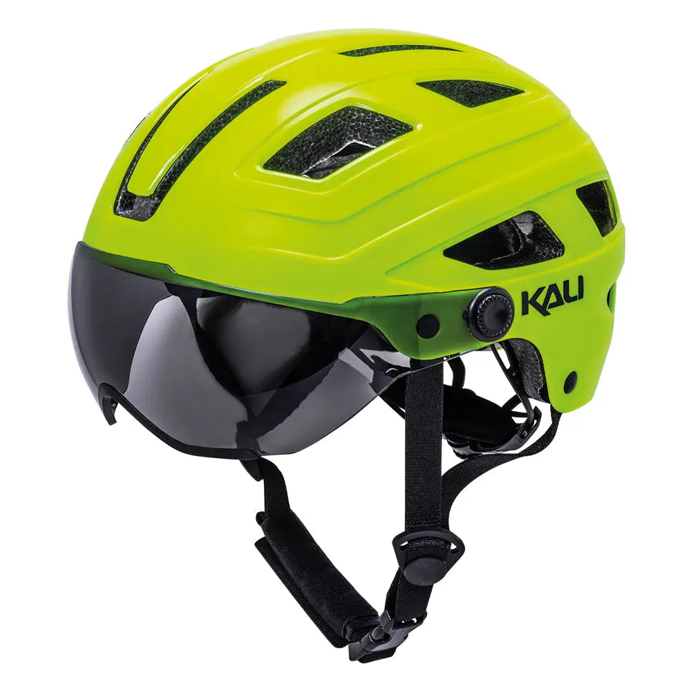 Kali Cruz Plus SLD Helmet Matt Hi Viz Yellow - FREE UK Shipping, FREE 365 Day Returns | Moto Central