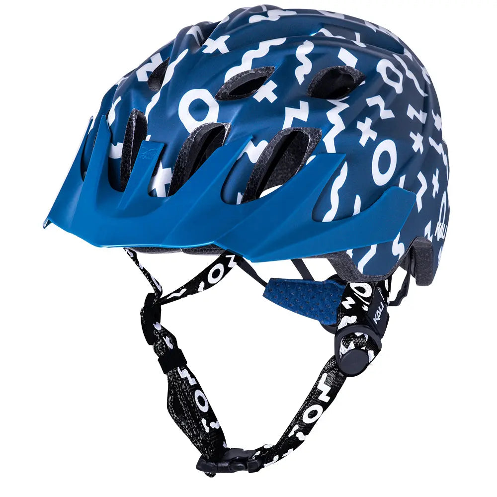 Kali Chakra Youth Plus Zwiggles Helmet Matt Teal / White - FREE UK Shipping, FREE 365 Day Returns | Moto Central