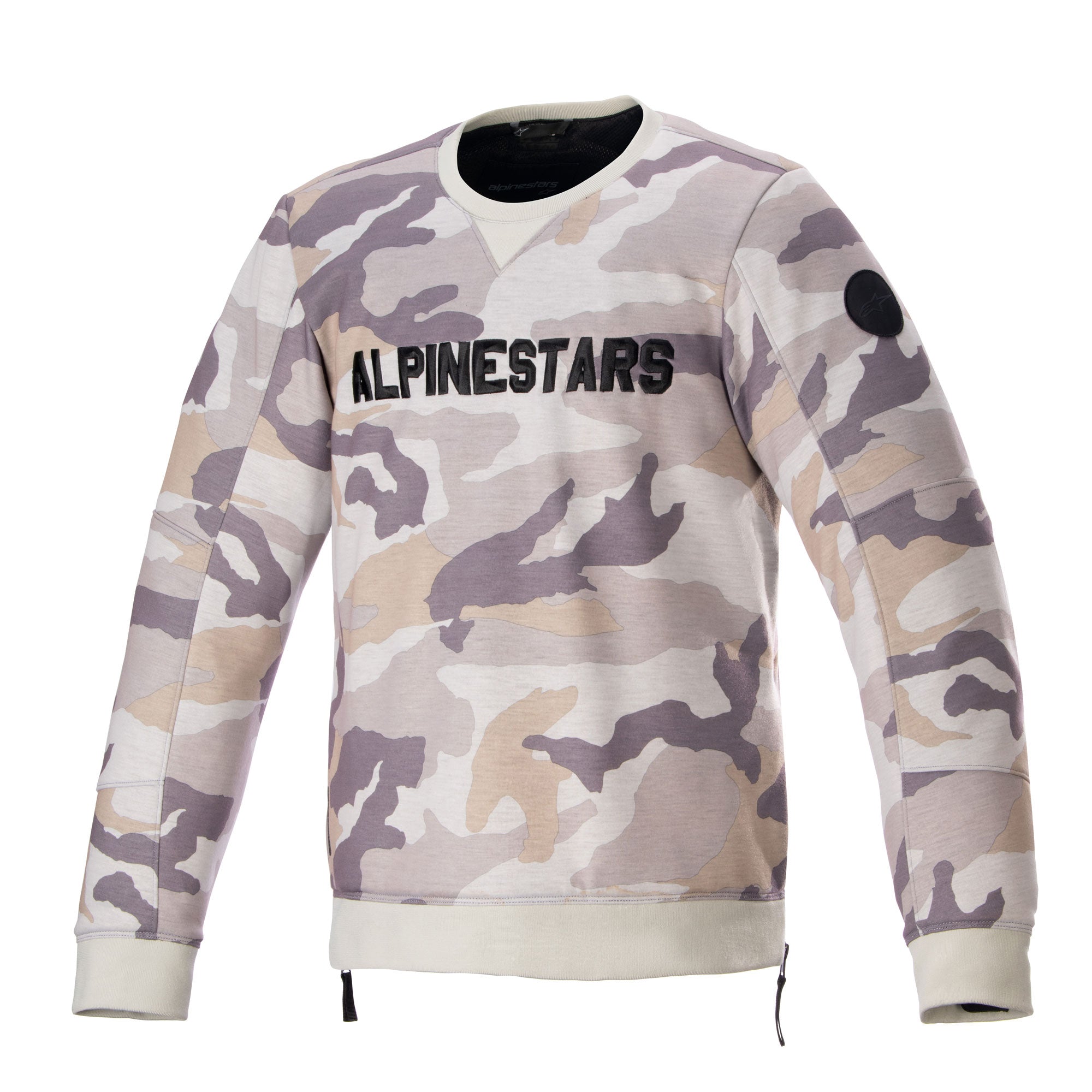 Alpinestars Legit Crew Fleece Light Grey / Camo FREE UK Delivery, FREE 365 Day Returns | Moto Central