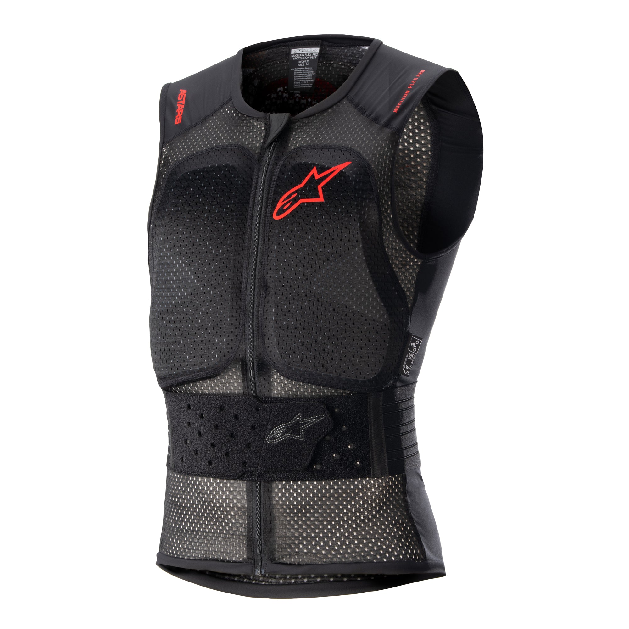 Alpinestars Nucleon Flex Pro Protector Vest Transparent Smoke / Red / Black FREE UK Delivery, FREE 365 Day Returns | Moto Central
