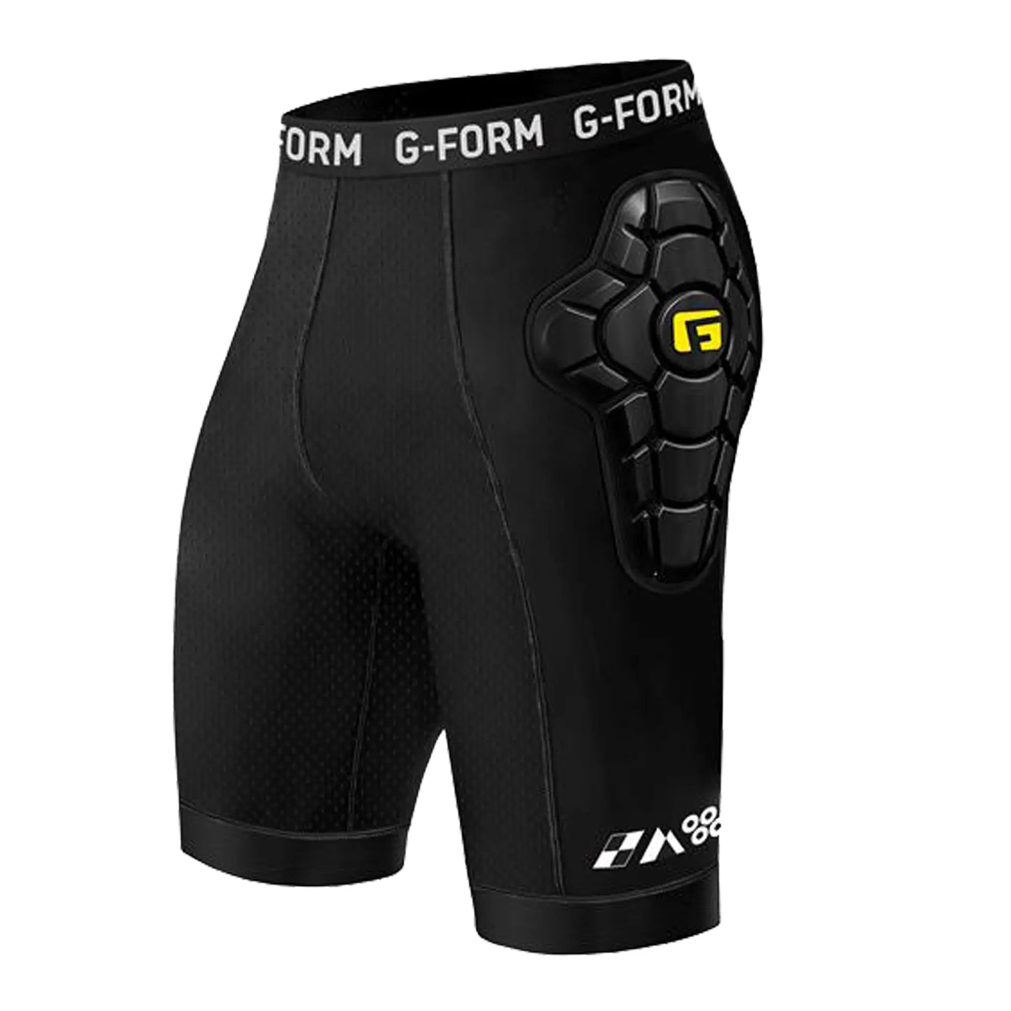 G-Form EX-1 Youth Shorts Liner Black / Yellow - FREE UK Shipping, FREE 365 Day Returns | Moto Central
