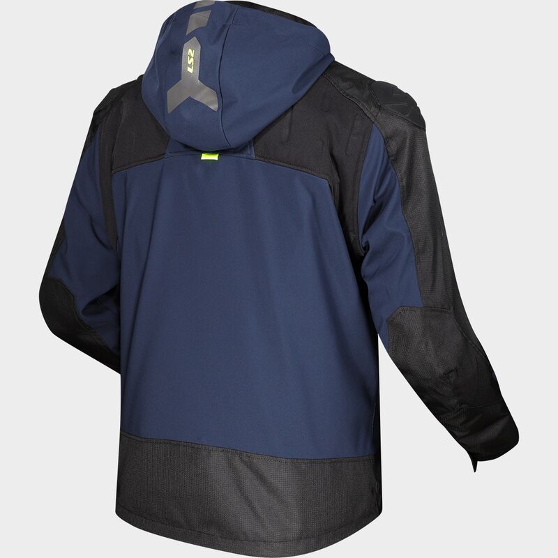 LS2 Zirconium Textile Jacket Blue / Black / Hi-Viz Yellow
