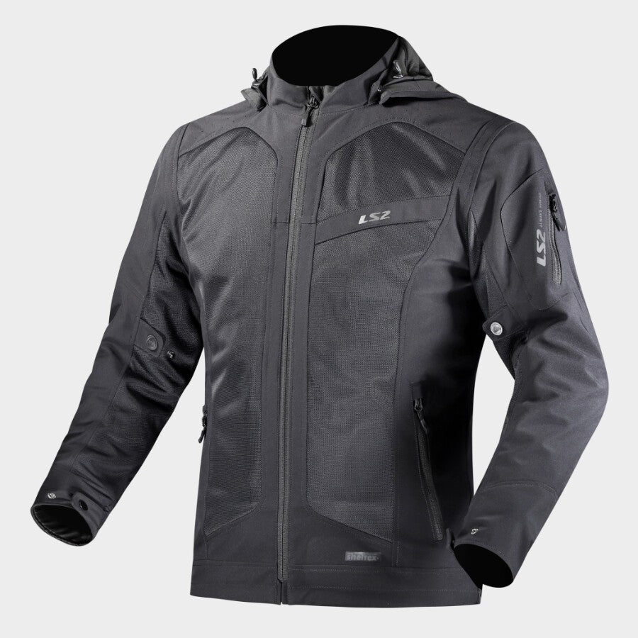 LS2 Bolton Air Ladies Textile Jacket Black FREE UK Delivery, FREE 365 Day Returns | Moto Central