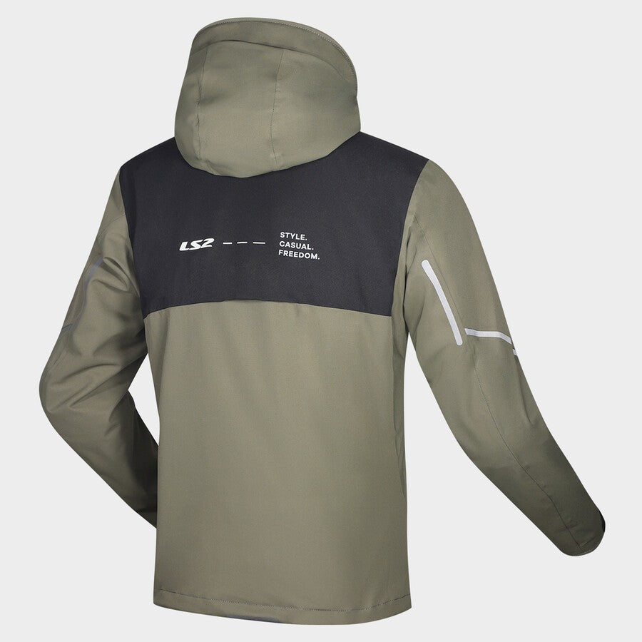 LS2 Axel Textile Jacket Green / Black FREE UK Delivery, FREE 365 Day Returns | Moto Central