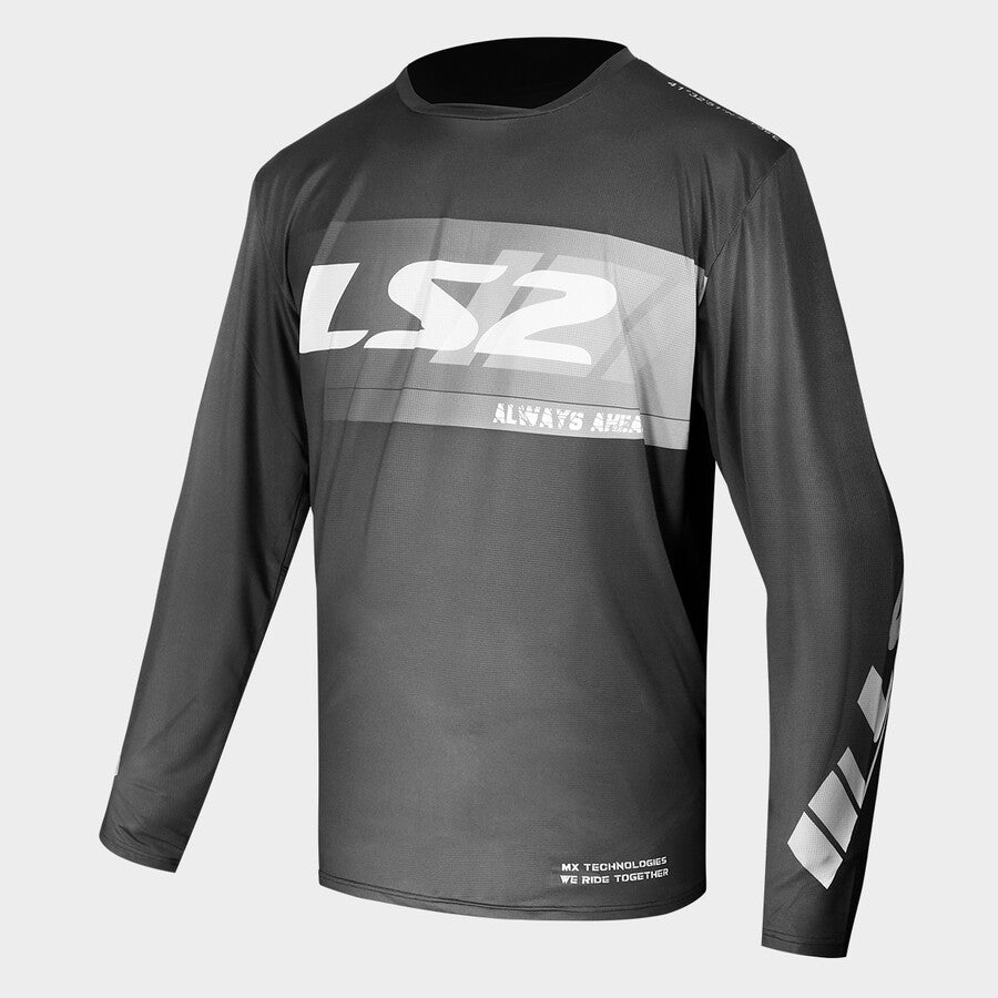 LS2 Gravel Jersey Black / Dark Grey FREE UK Delivery, FREE 365 Day Returns | Moto Central