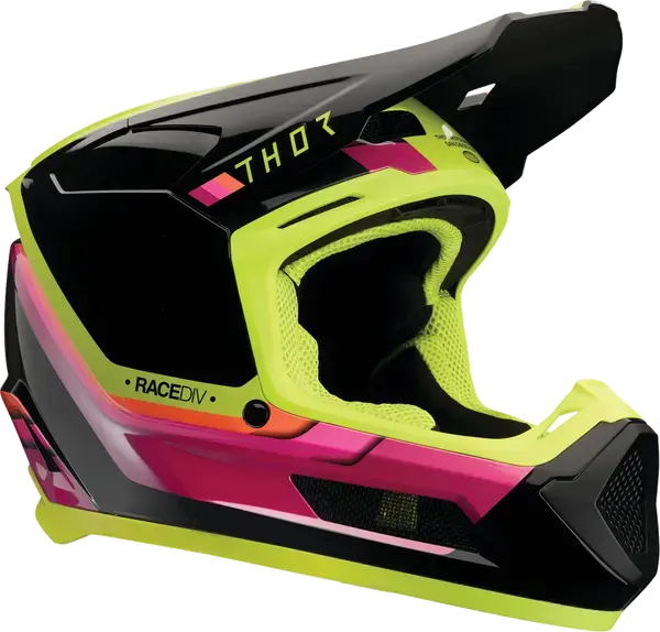 Thor Fleet Youth Defy Black / Acid - FREE UK Shipping, FREE 365 Day Returns | Moto Central
