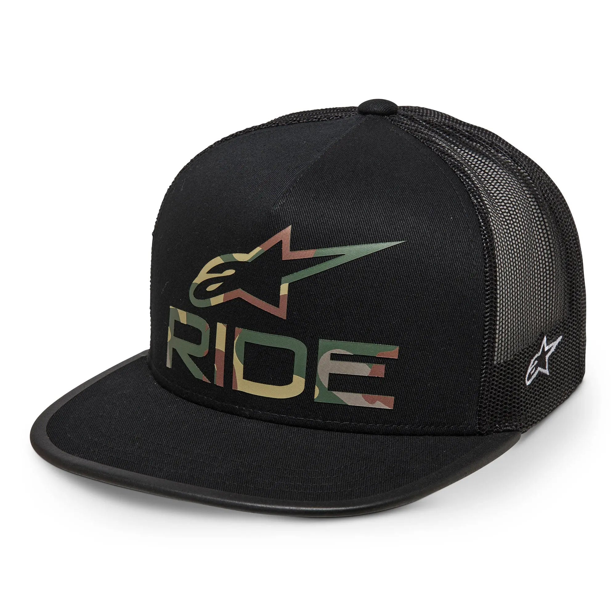 Alpinestars Ride 4.0 Camo Trucker Hat Black FREE UK Delivery, FREE 365 Day Returns | Moto Central