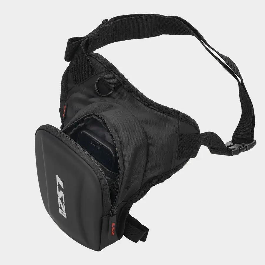 LS2 Shield Leg Bag Black FREE UK Delivery, FREE 365 Day Returns | Moto Central