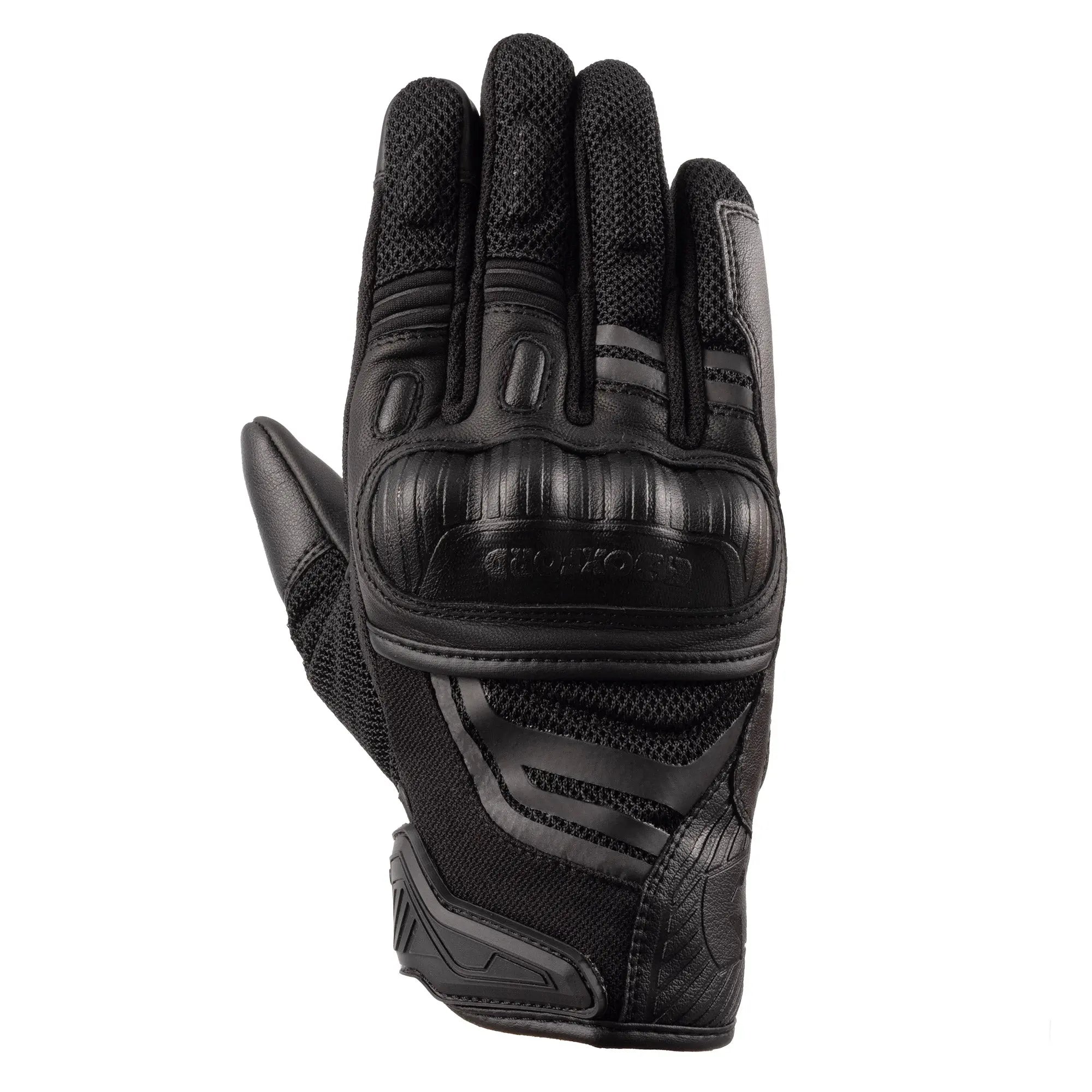 Oxford Omega 1.0 Air Gloves Stealth Black FREE UK Delivery, FREE 365 Day Returns | Moto Central