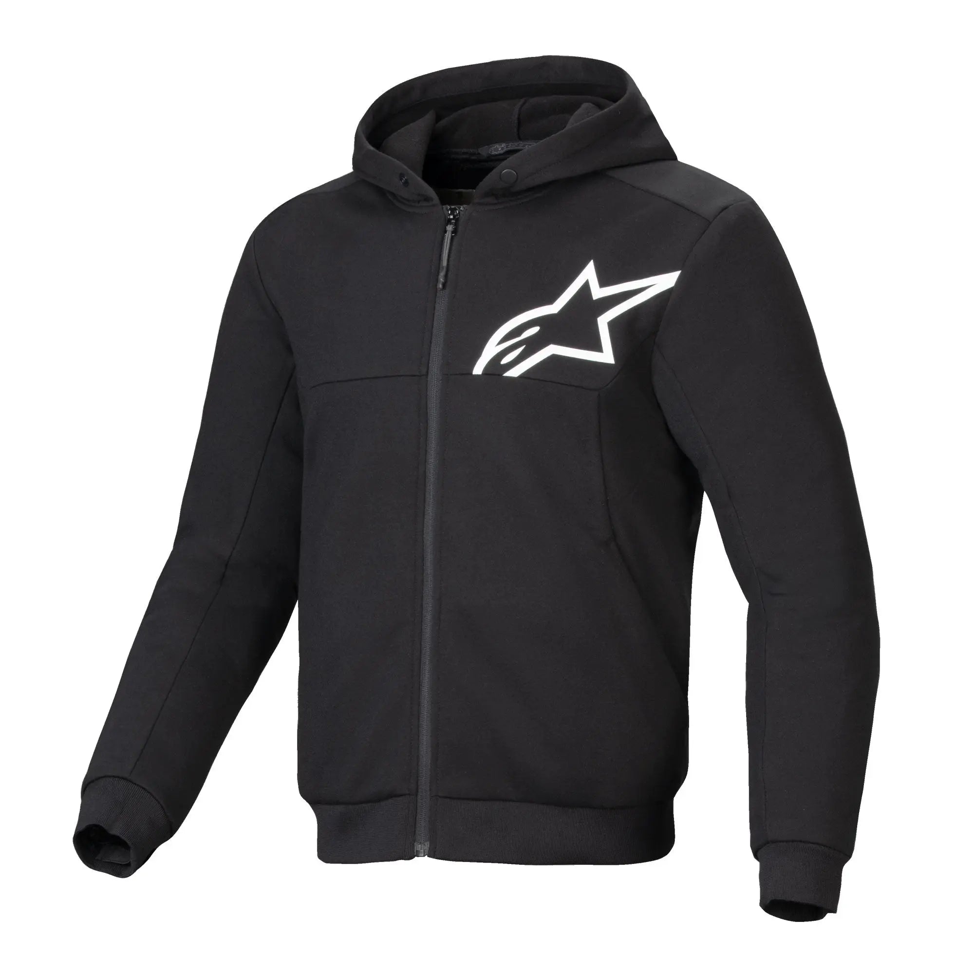 Alpinestars Chrome V2 Sport Hoodie Black / White FREE UK Delivery, FREE 365 Day Returns | Moto Central
