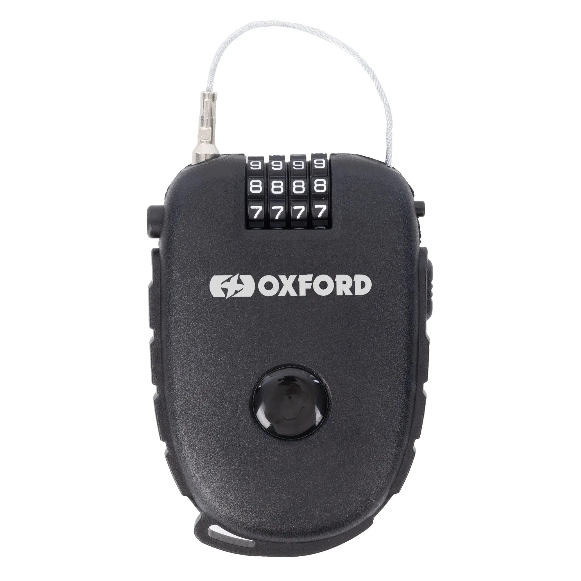 Oxford Retra Cable Black - 120cm FREE UK Delivery, FREE 365 Day Returns | Moto Central