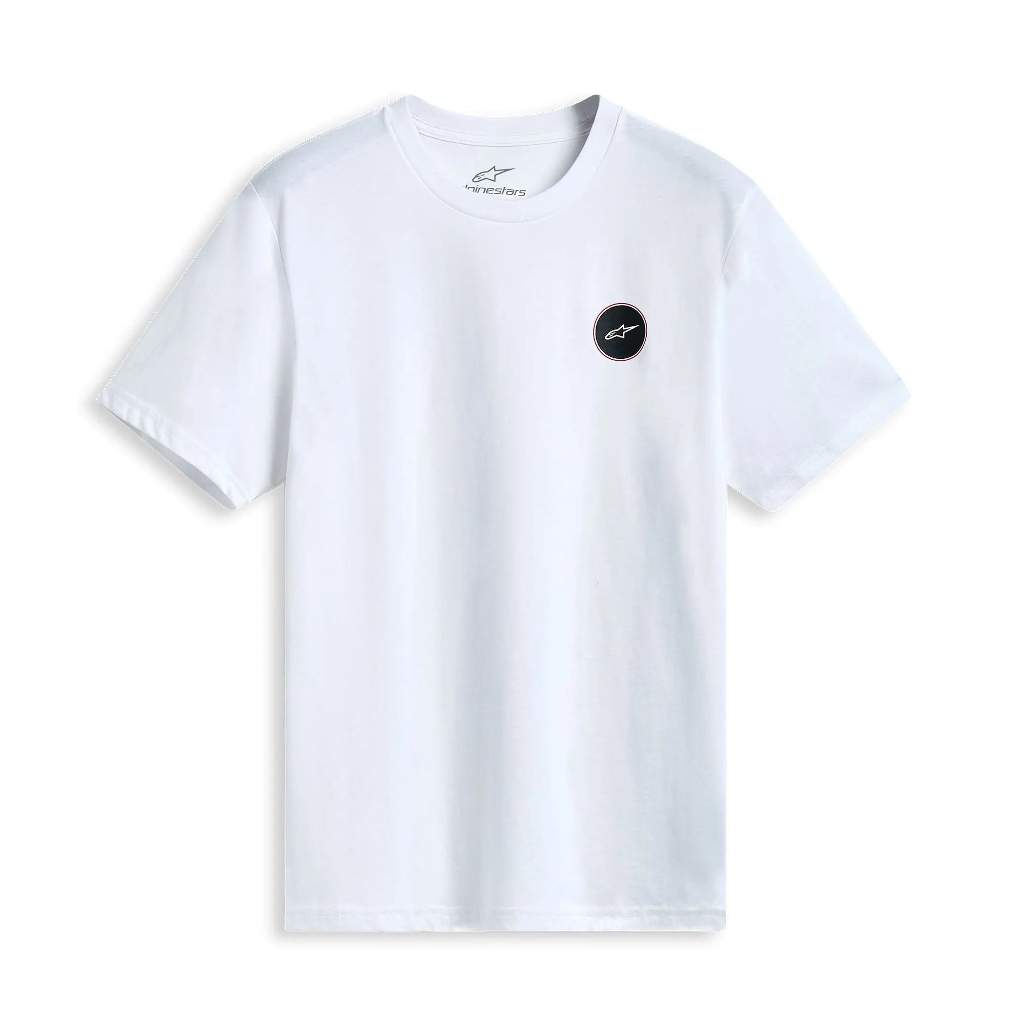 Alpinestars Dot Carbon Short Sleeves CSF Tee White FREE UK Delivery, FREE 365 Day Returns | Moto Central