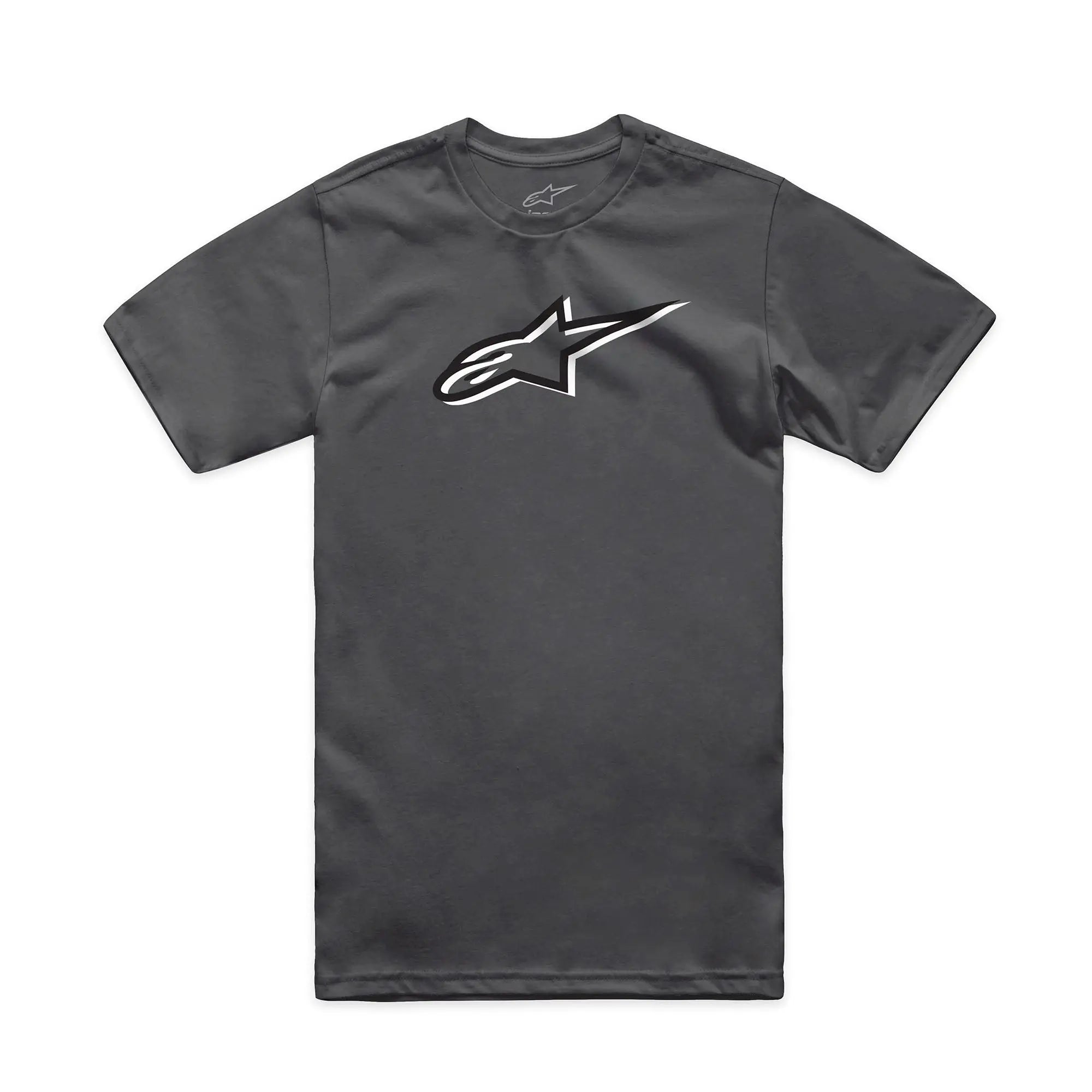 Alpinestars Ageless Shadow CSF Tee Charcoal / Black FREE UK Delivery, FREE 365 Day Returns | Moto Central