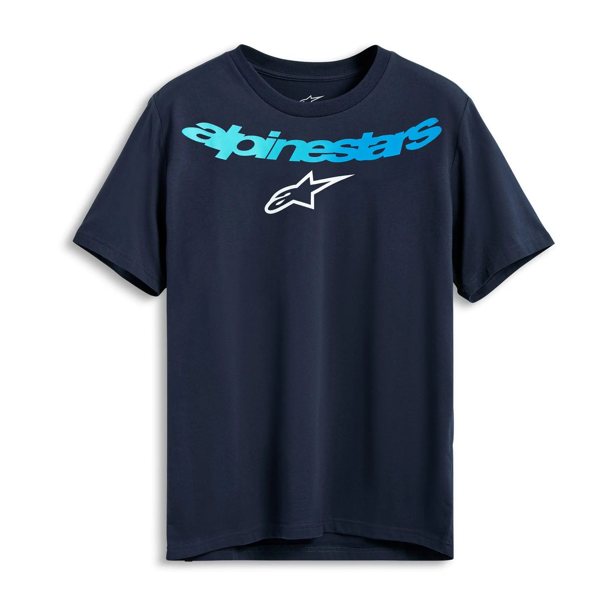 Alpinestars Collared Short Sleeves CSF Tee Navy FREE UK Delivery, FREE 365 Day Returns | Moto Central