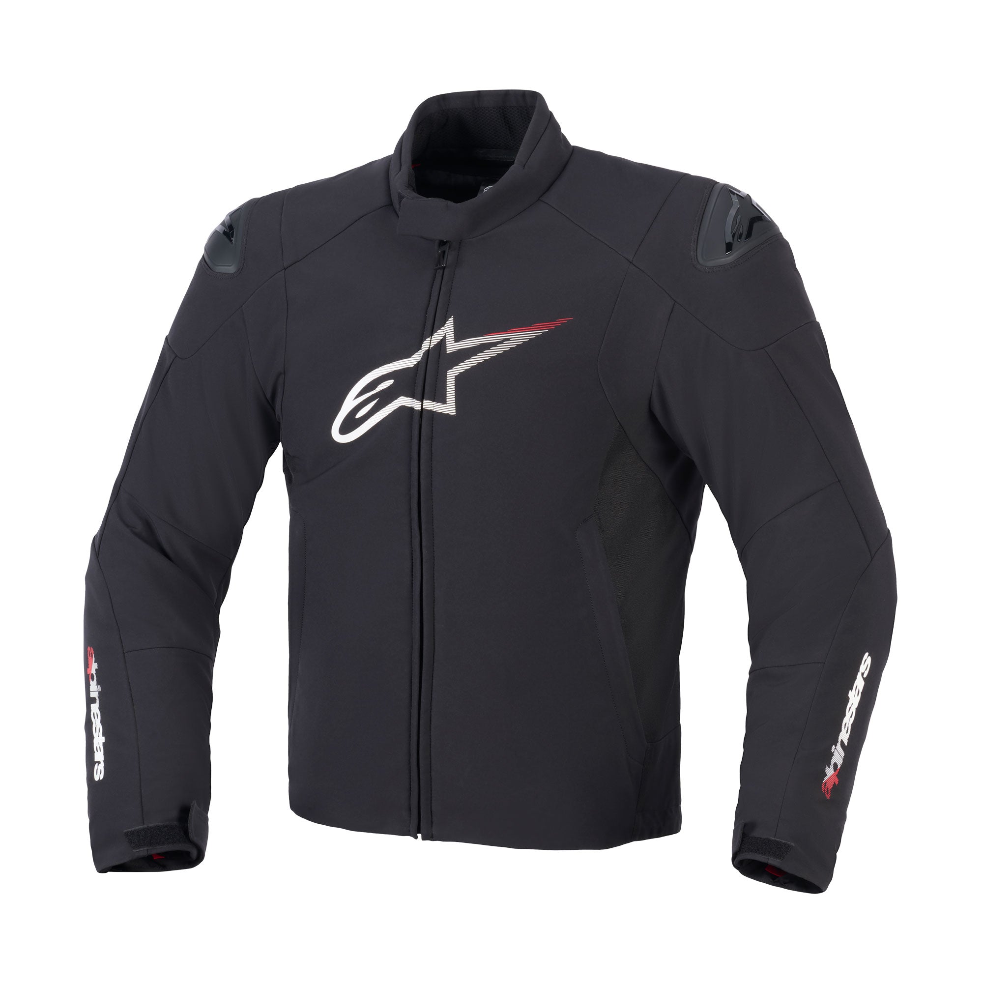 Alpinestars SMX Waterproof Textile Jacket Black / White / Bright Red