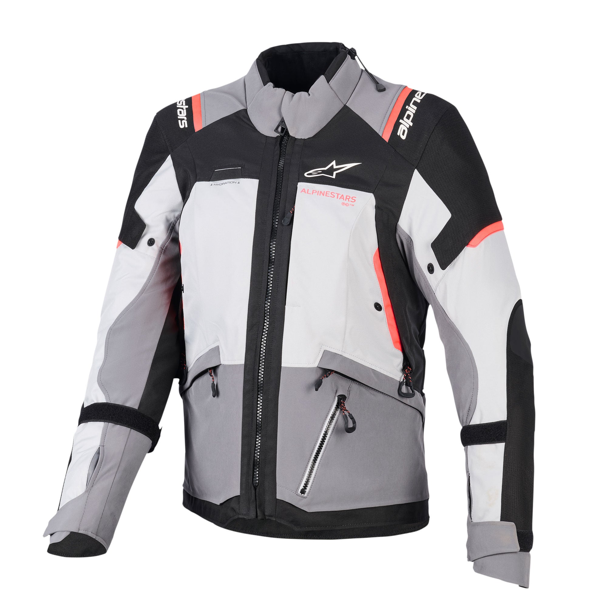 Alpinestars Stella Andes V4 Drystar Ladies Textile Jacket Dark Grey / Ice Grey / Black / Coral