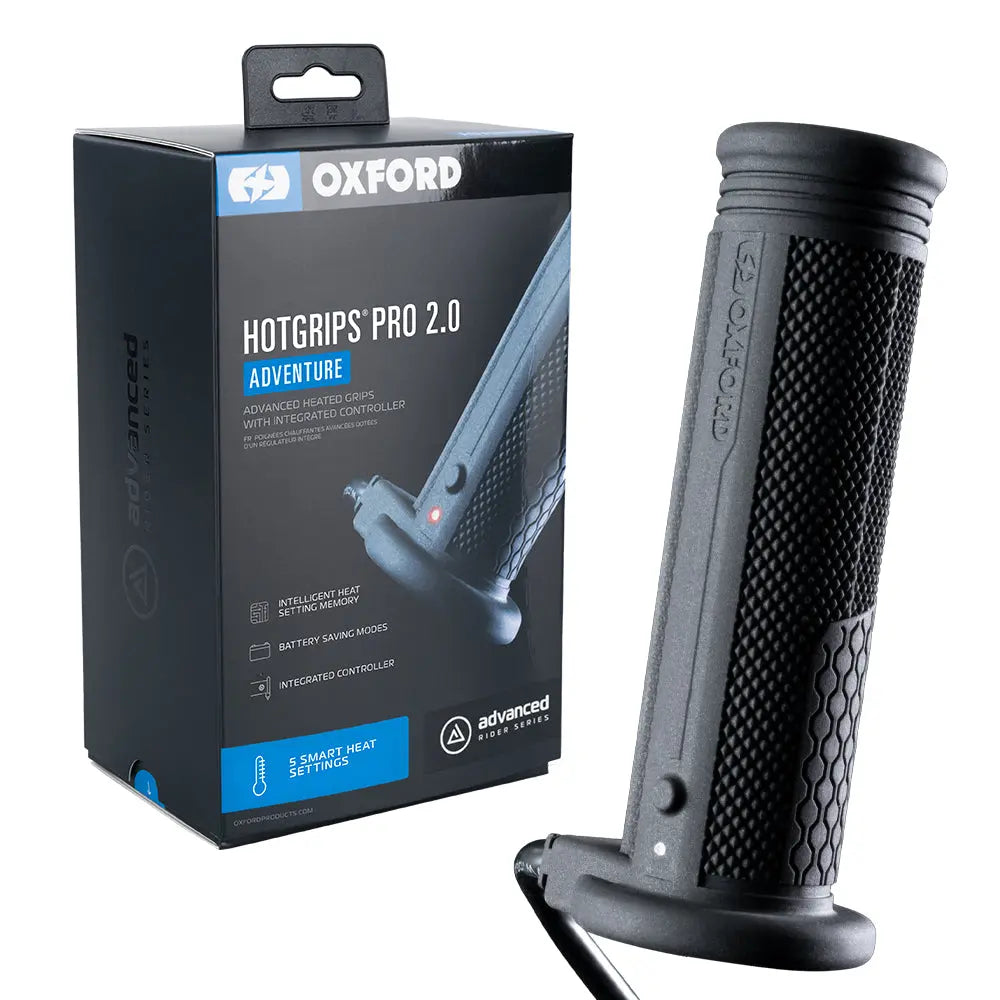Oxford HotGrips Pro 2.0 Adventure Black FREE UK Delivery, FREE 365 Day Returns | Moto Central