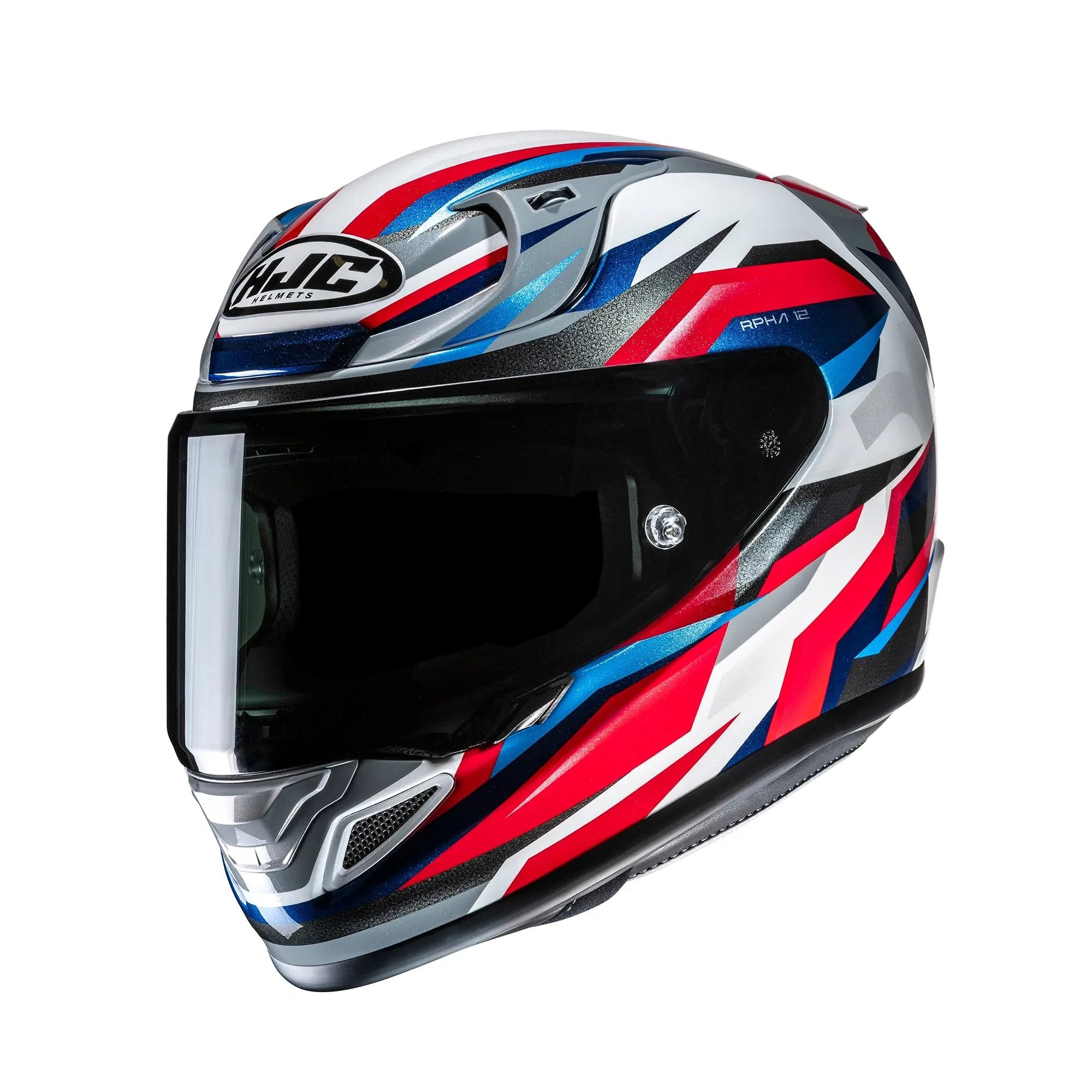 HJC RPHA 12 Dravix MC21 White / Blue / Red FREE UK Delivery, FREE 365 Day Returns | Moto Central