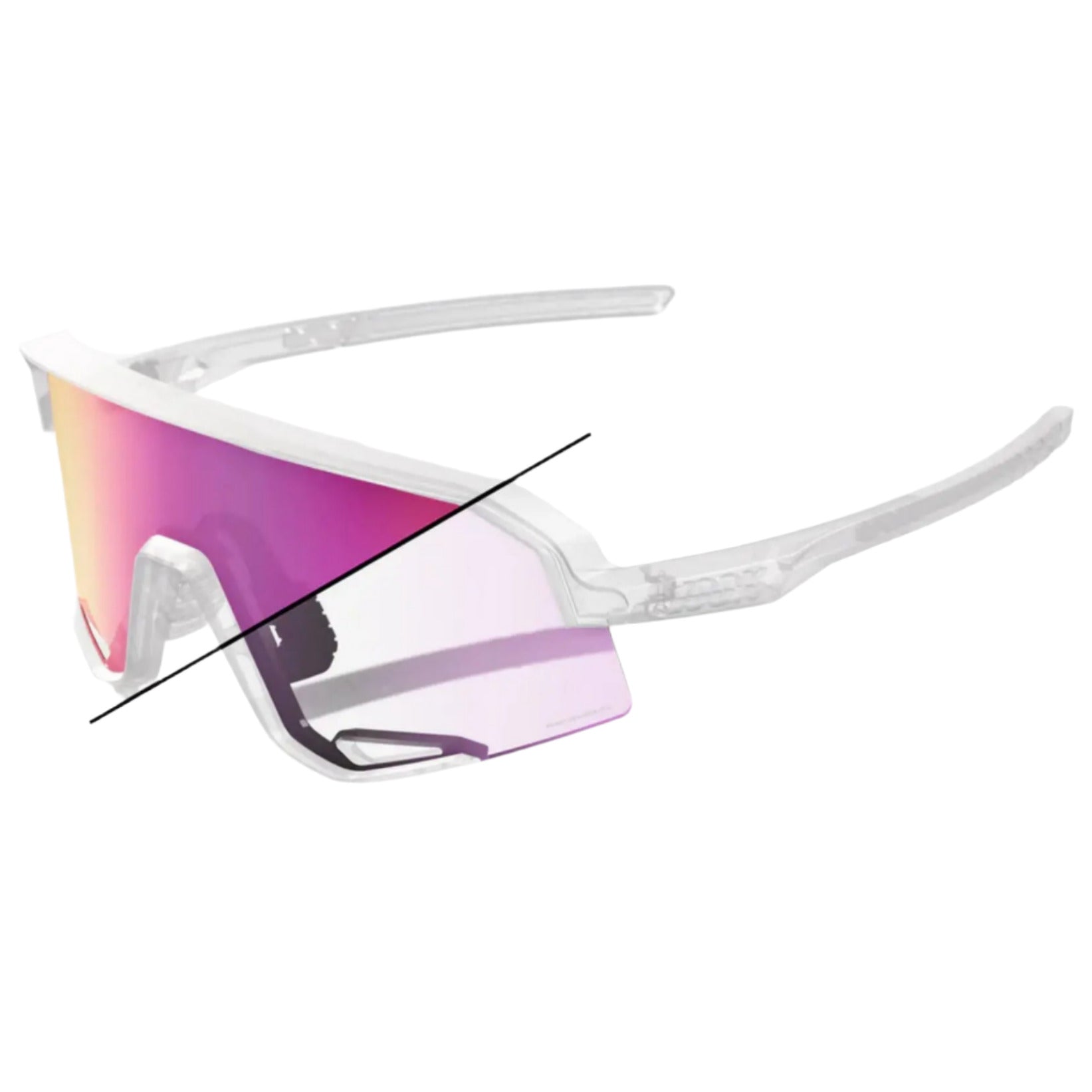 100% Slendale Replacement Lens Purple Mirror Photochromic - FREE UK Shipping, FREE 365 Day Returns | Moto Central