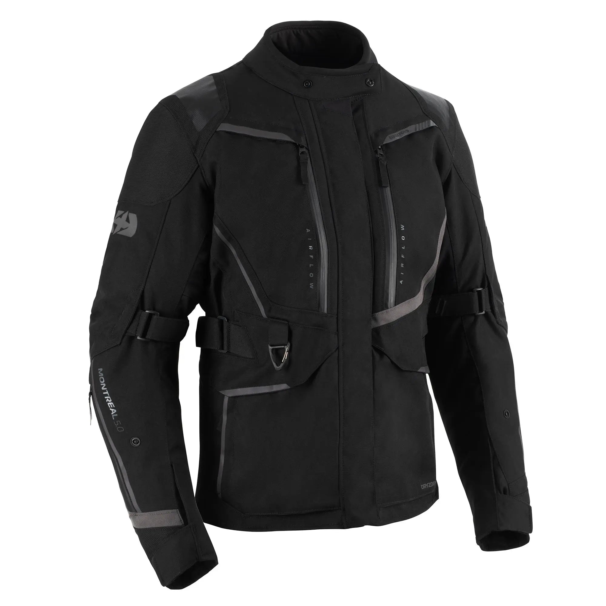 Oxford Montreal 5.0 Ladies Textile Jacket Stealth Black FREE UK Delivery, FREE 365 Day Returns | Moto Central