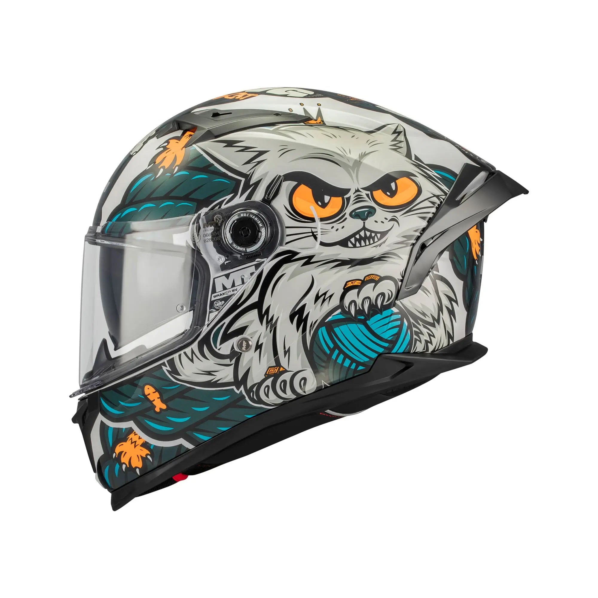 MT Helmet Braker SV The King C4 Matt Black / Orange FREE UK Delivery, FREE 365 Day Returns | Moto Central