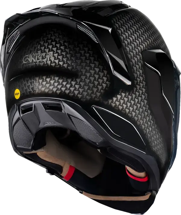 Icon Ultraflite Carbon MIPS Black - FREE UK Shipping, FREE 365 Day Returns | Moto Central