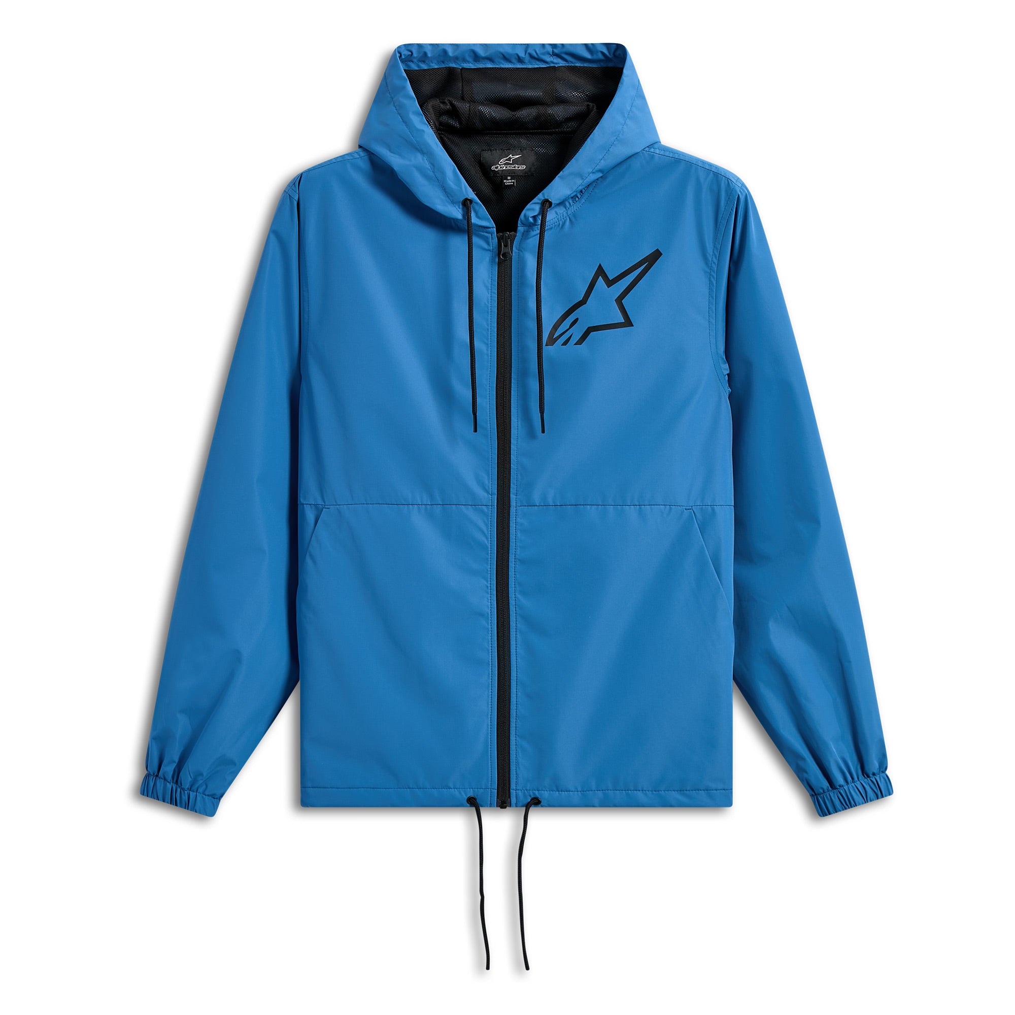 Alpinestars Speeder Chromium Windbreaker Jacket Blue / Black - FREE UK Delivery, FREE 365 Day Returns | Moto Central