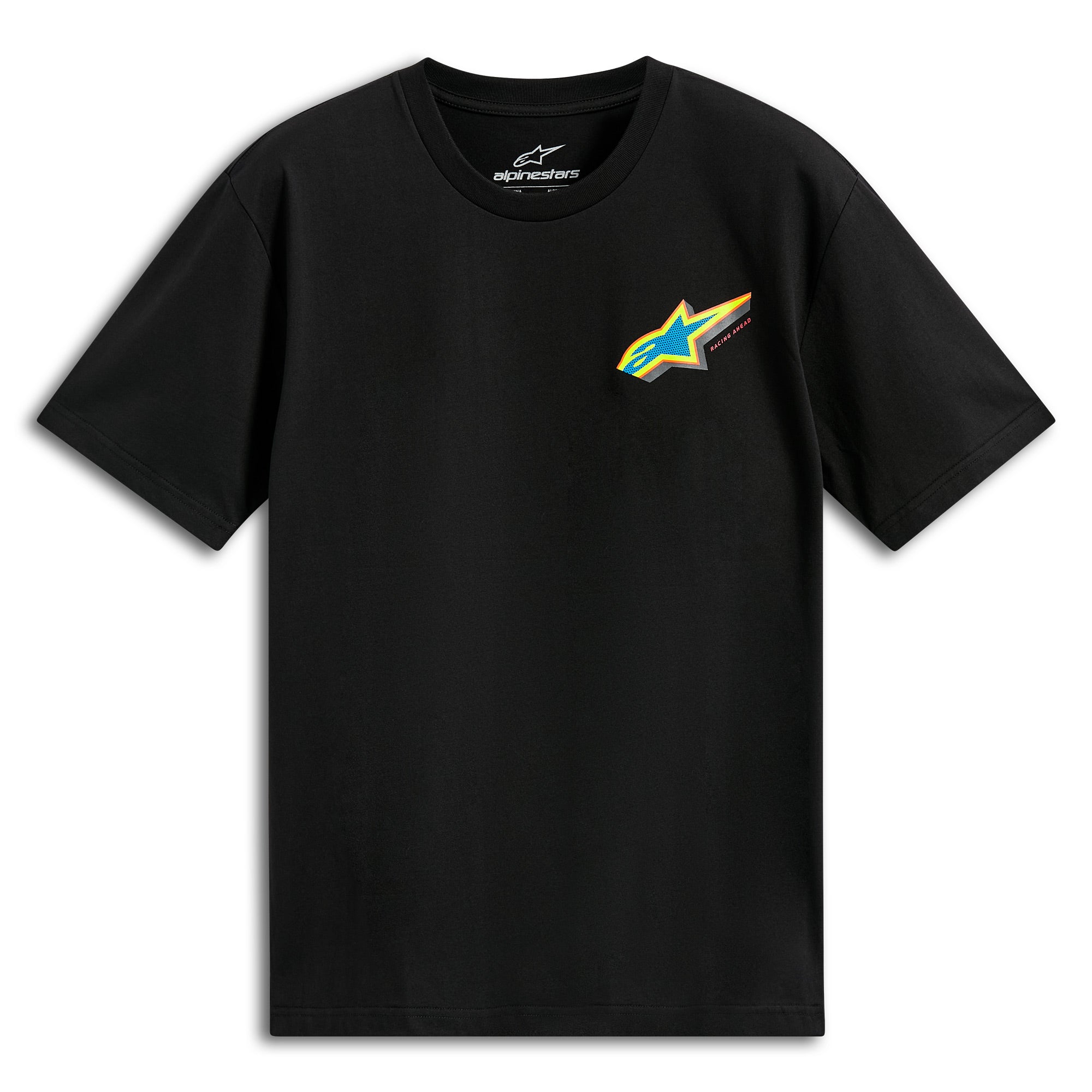 Alpinestars Angler CSF Short Sleeves Tee Black - FREE UK Delivery, FREE 365 Day Returns | Moto Central