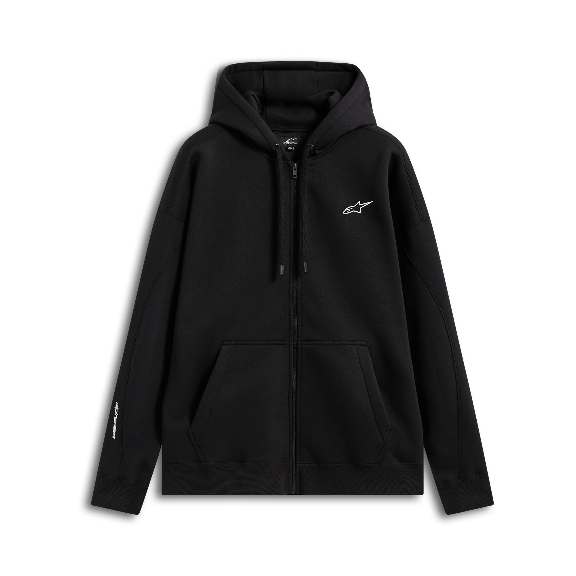 Alpinestars Pioneer Oversized Hoodie Black FREE UK Delivery, FREE 365 Day Returns | Moto Central