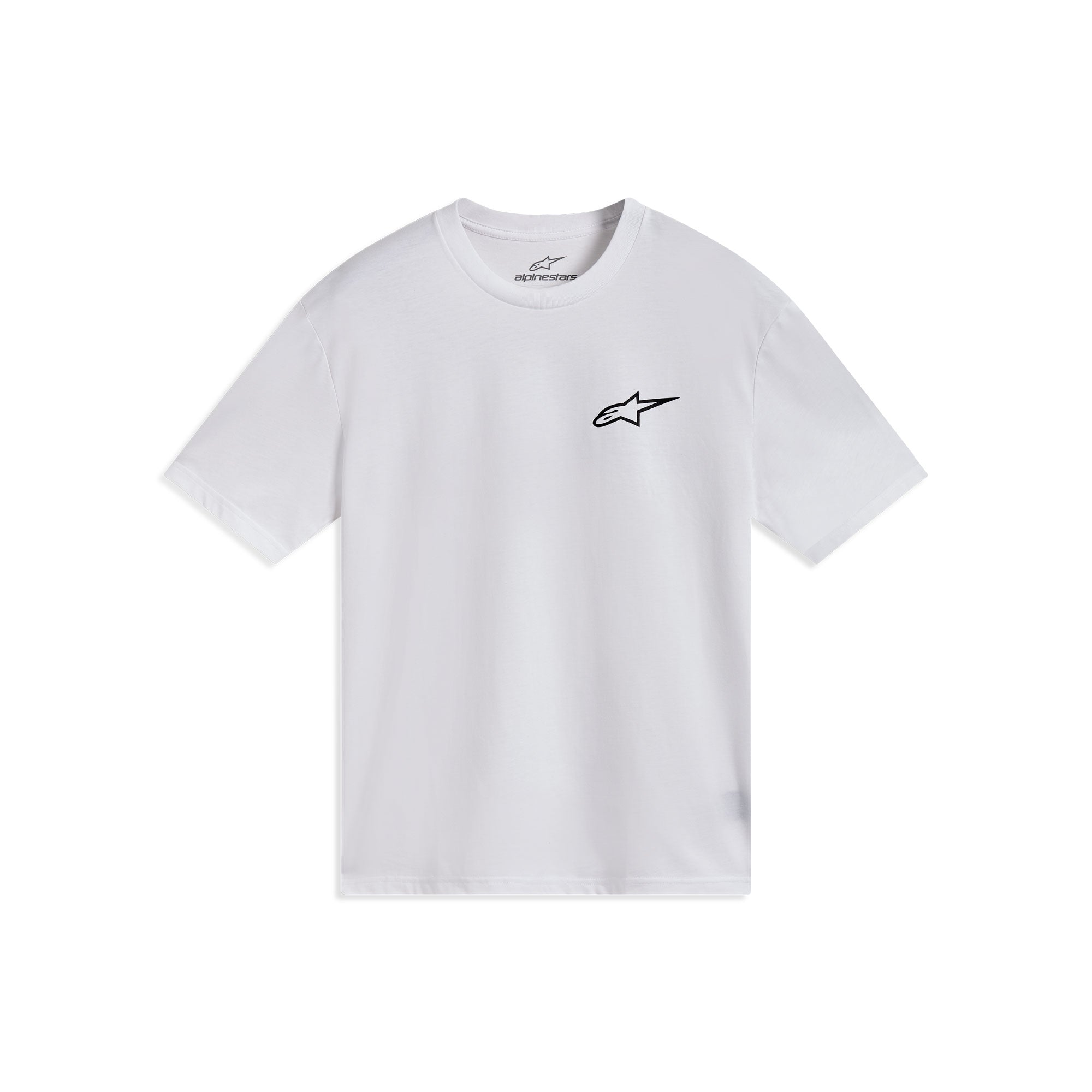 Alpinestars Combo Back Short Sleeves CSF Tee White / Black FREE UK Delivery, FREE 365 Day Returns | Moto Central