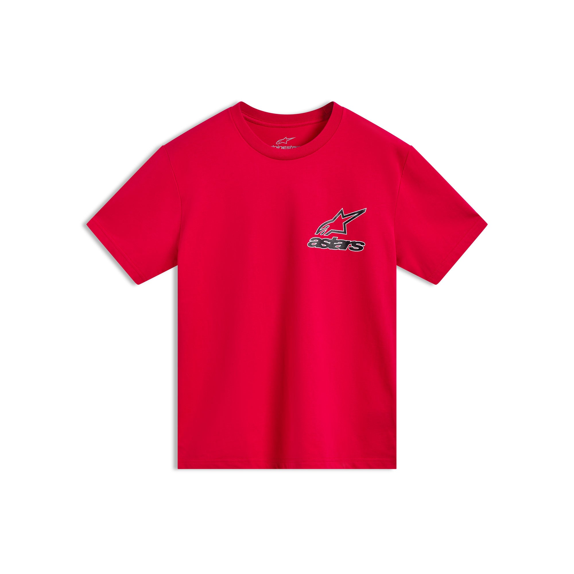 Alpinestars Lineout Short Sleeves CSF Tee Red FREE UK Delivery, FREE 365 Day Returns | Moto Central
