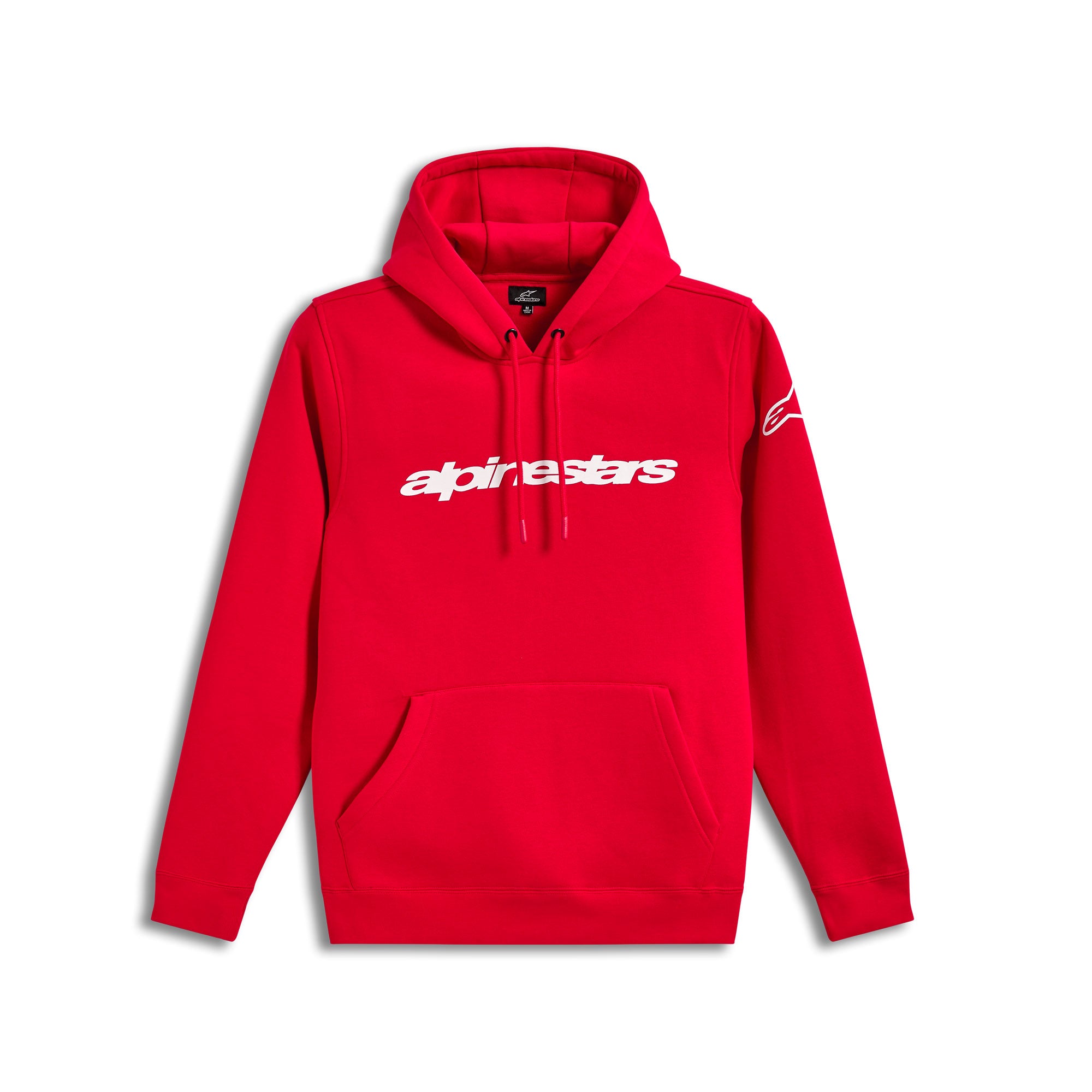Alpinestars Race Wordmark Hoodie Red / White FREE UK Delivery, FREE 365 Day Returns | Moto Central