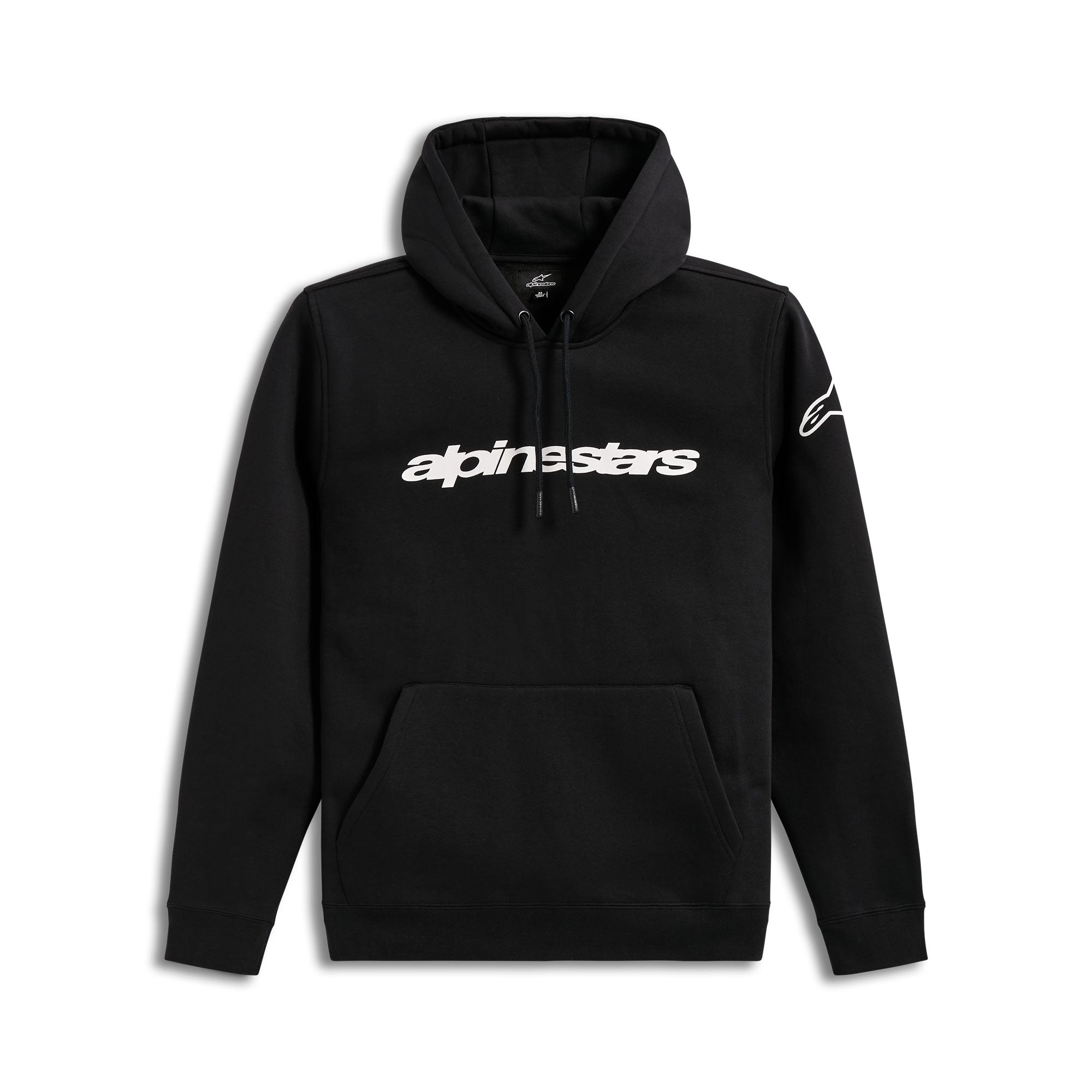 Alpinestars Race Wordmark Hoodie Black / White FREE UK Delivery, FREE 365 Day Returns | Moto Central