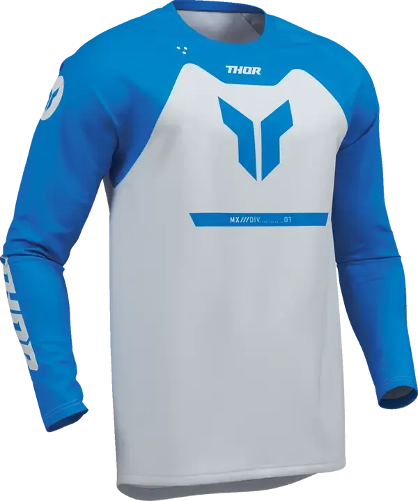 Thor Ridemode Menace Jersey Blue / White - FREE UK Shipping, FREE 365 Day Returns | Moto Central