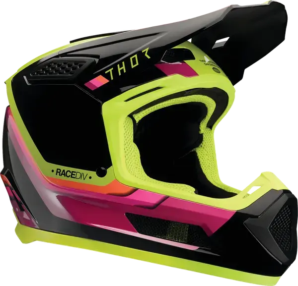 Thor Fleet Defy Black / Acid - FREE UK Shipping, FREE 365 Day Returns | Moto Central