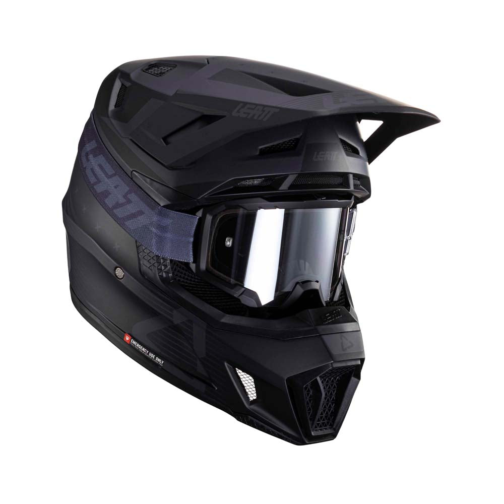 Leatt Moto 7.5 Helmet Kit Stealth Black / Grey