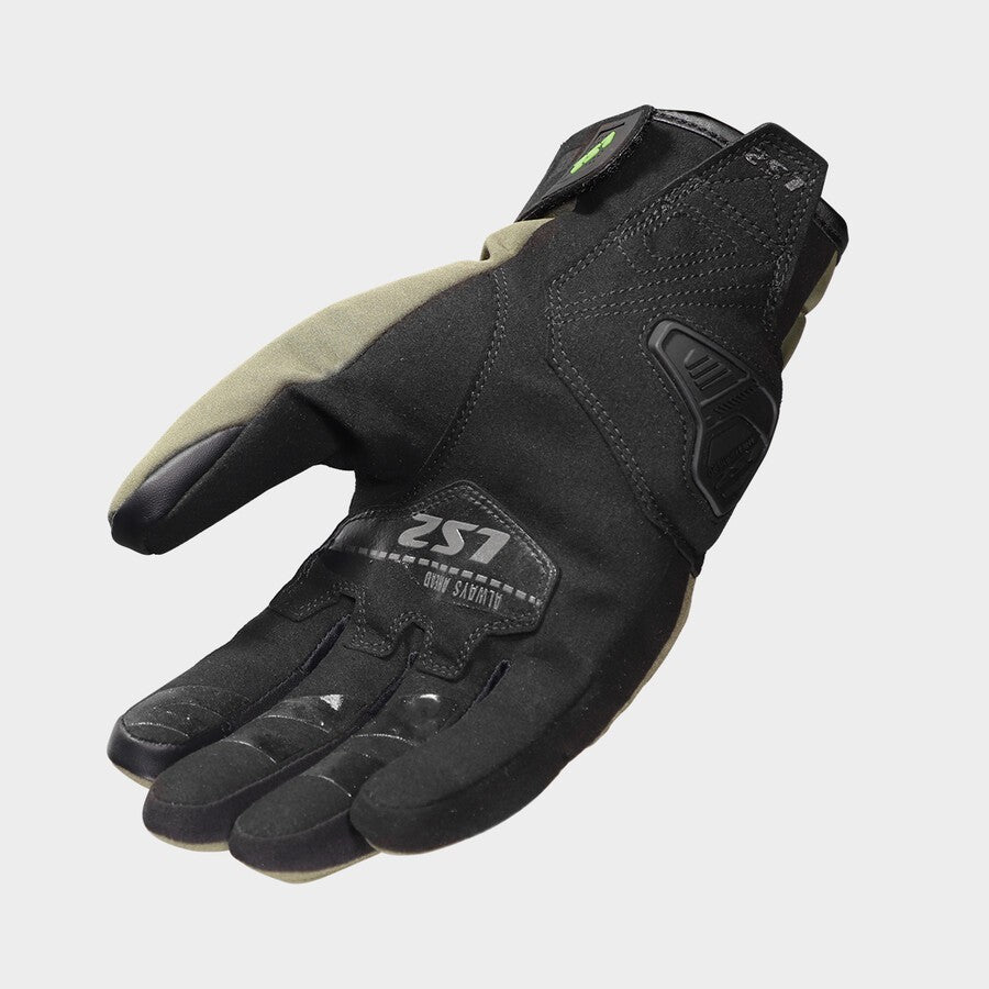 LS2 Jet 3 Textile Gloves Green / Black FREE UK Delivery, FREE 365 Day Returns | Moto Central