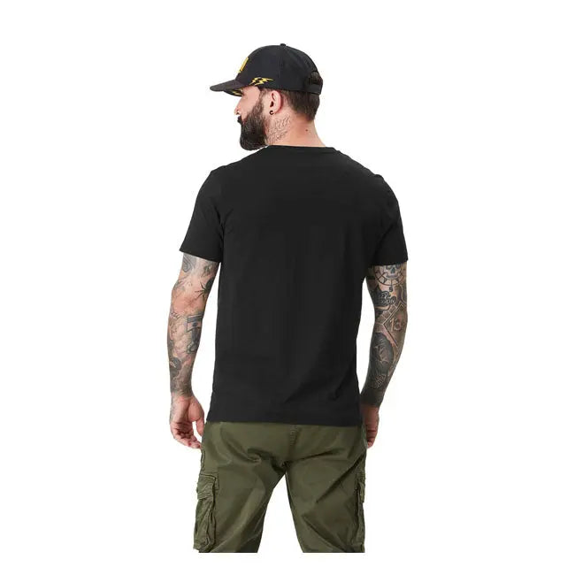 Von Dutch Wings Noir T-Shirt Black FREE UK Delivery, FREE 365 Day Returns | Moto Central