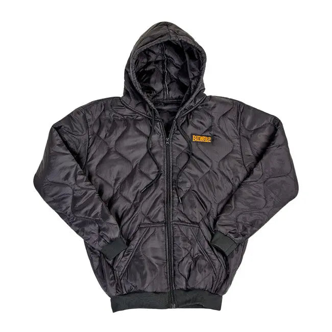 Biltwell Woobie Zip Hoodie Black  - FREE UK Shipping, FREE 365 Day Returns | Moto Central